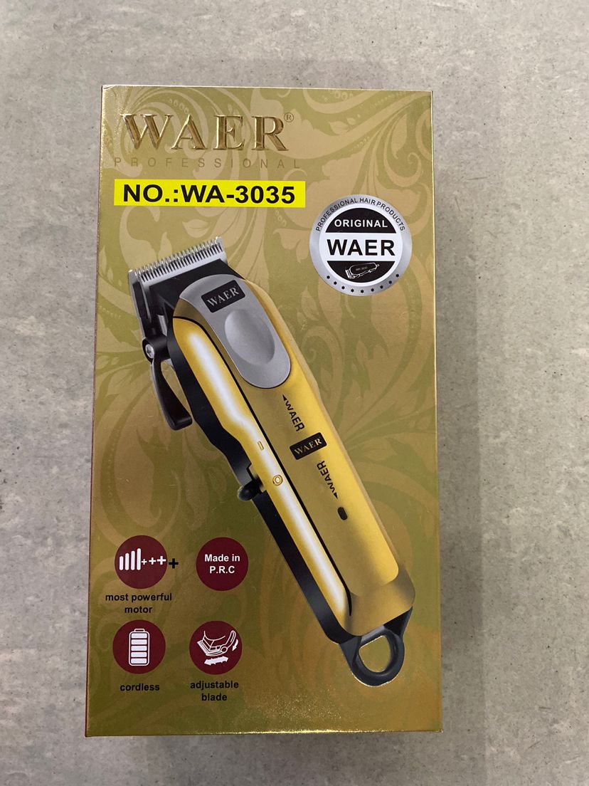Barber barber's razor razor razor razor with wire box rechargeable hair clipper WAER WAHA WA full figure