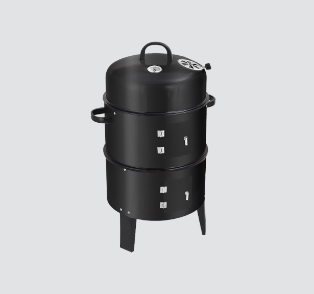 مواقد مدخن مدخن (BBQ) المنزلية المنزلية التي تستخدم مواقد الشواء في الهواء الطلق في ثلاثة مواقد في الهواء الطلق detail image 2