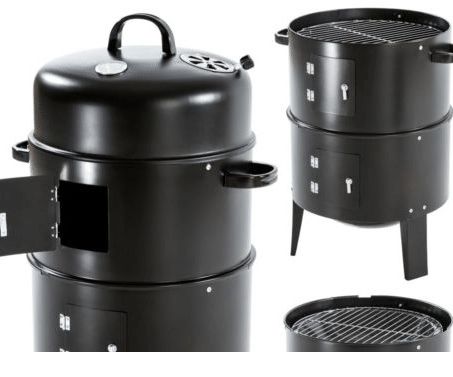 BBQ smoking grill, three-in-one outdoor barbecue grill, barbecue rack, commercial and household barbecue oven, smoked meat grill Application Scenario