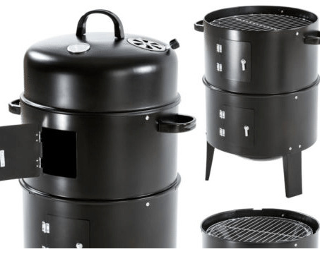 مواقد مدخن مدخن (BBQ) المنزلية المنزلية التي تستخدم مواقد الشواء في الهواء الطلق في ثلاثة مواقد في الهواء الطلق detail image 4