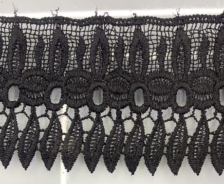 Black Lace Water Soluble Lace Bar Code Manufacturers Direct Custom Lace Accessories Lace