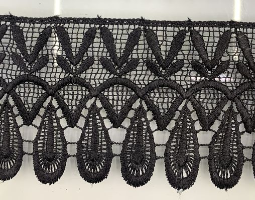 Black Lace Lace Water Soluble Barcode