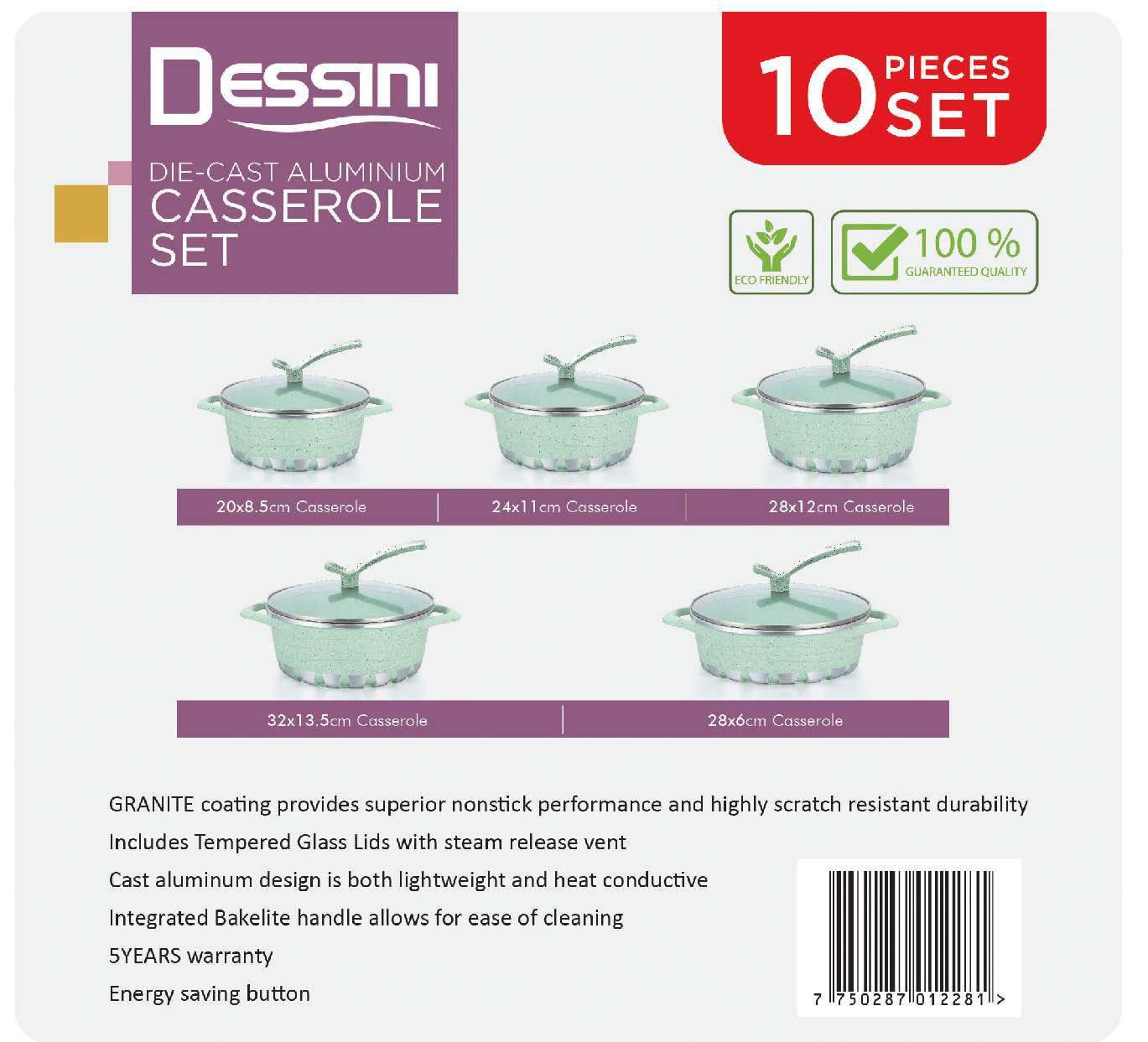 10-piece set of stand-up lid soup pot line clause Lightning marble tourmaline non-stick pot multi-functional set pot details Picture