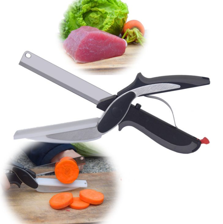 Multi-functional kitchen vegetable scissors 2-in-1 Smart kitchen knife