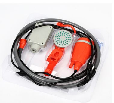 新款户外淋浴器 便携式多用途家用充电电池车载淋浴器 带开关洗车器