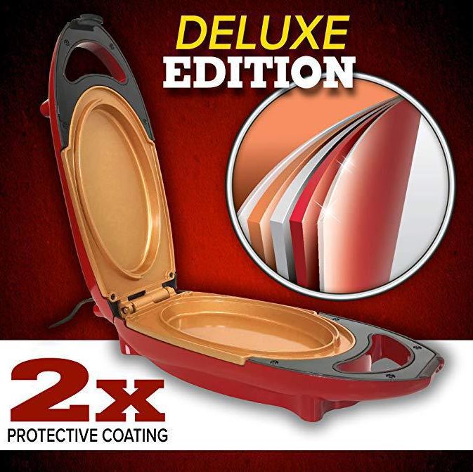 Heated frying pan Electric barbecue pan Smokeless non-stick frying pan grill