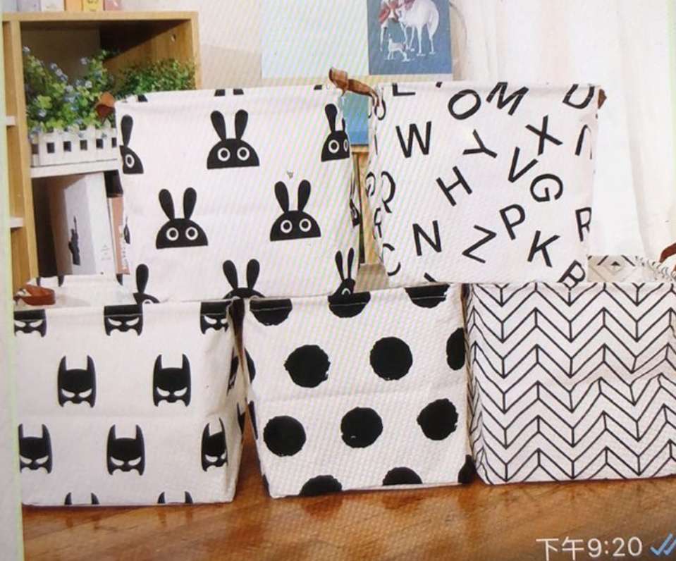 Cotton And Linen Storage Box Color Is Optional