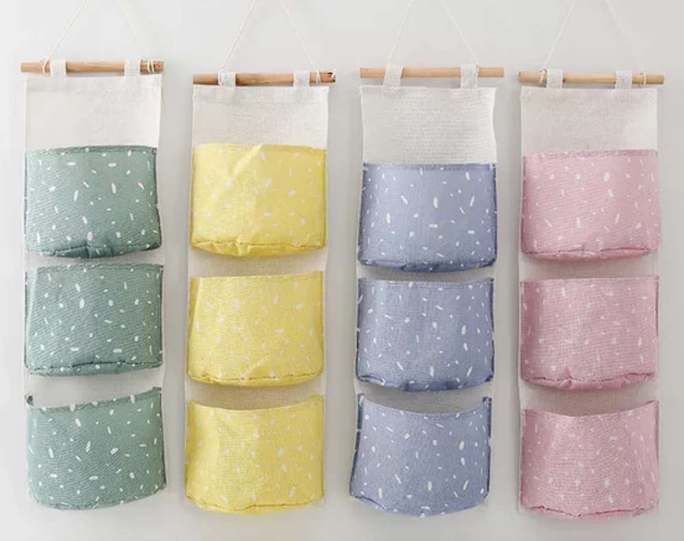 Multifunctional Wall Hanging Bag Storage Bag Specification drawing