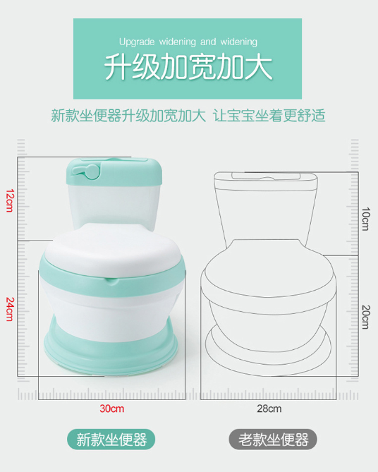 米可婴童用品有限公司 MK1329加大号儿童坐便器女宝宝1-3-6岁仿真座小孩马桶婴幼儿男便盆尿盆详情图9