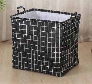 Large Bunched Mouth Dustproof Storage Box Cotton-Padded Quilt Storage Box Cotton And Linen Extra Large Storage Box Multi-Color Optional Size 50/40/50Cm Specification drawing