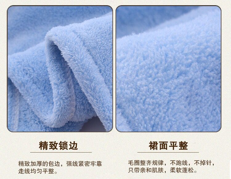 厂家直销高档珊瑚绒成人浴巾超细柔软吸水可爱大蝴蝶结抹胸浴巾详情图7