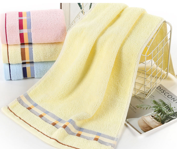 Sanjun colorful intermittent towels, pure cotton towels, advertising gifts, home thickened face towels, wedding return gifts, customized wholesale detail image 9