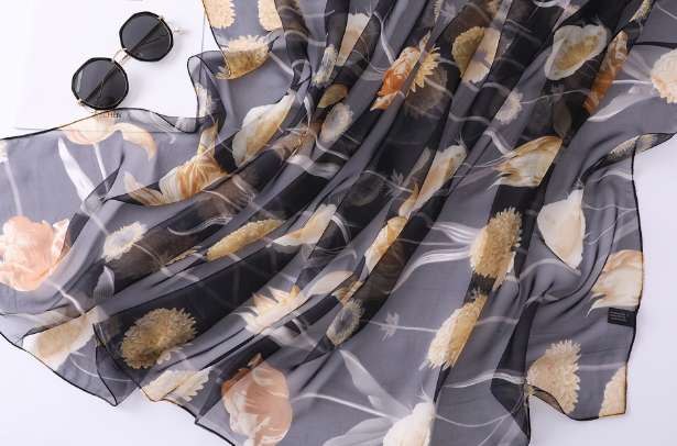 Silk Scarf Silk Scarf Women Fashion Everything Spring And Autumn 1