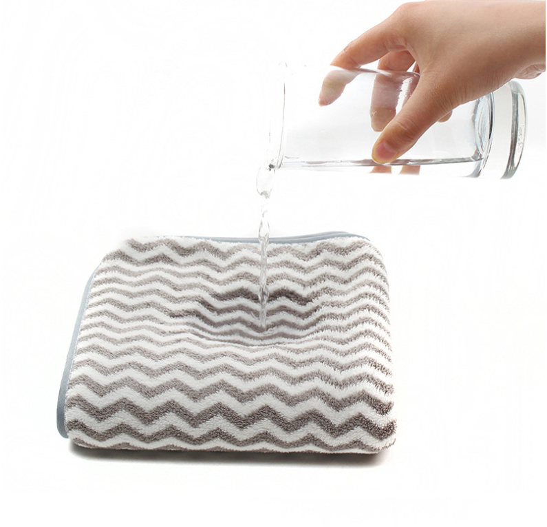 Sanjun cationic coral fleece dry hair, face wash, hand towel and bath towel detail image 6