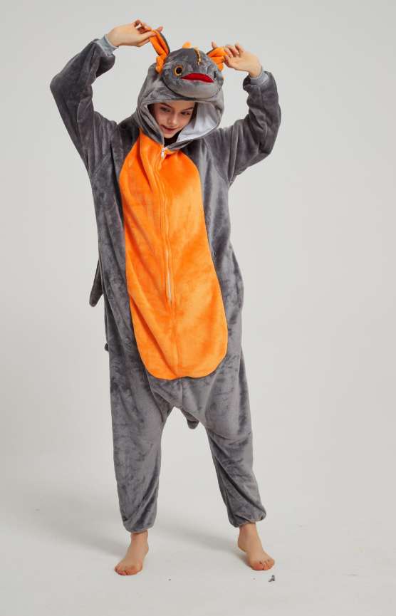 Flannel autumn and Winter Bubble Tianma Unicorn Animal one-piece pajamas and home wear 2020 New style detail image 1