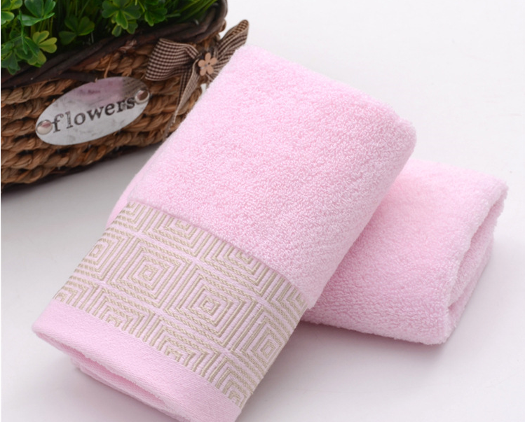Sanjun Hui Zi towel, all-cotton jacquard cotton towel, thickened soft absorbent face towel for bathing, can be customized with logo embroidery detail image 6