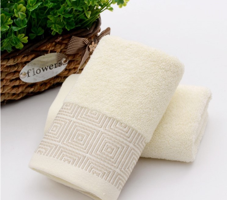 Sanjun Hui Zi towel, all-cotton jacquard cotton towel, thickened soft absorbent face towel for bathing, can be customized with logo embroidery detail image 5