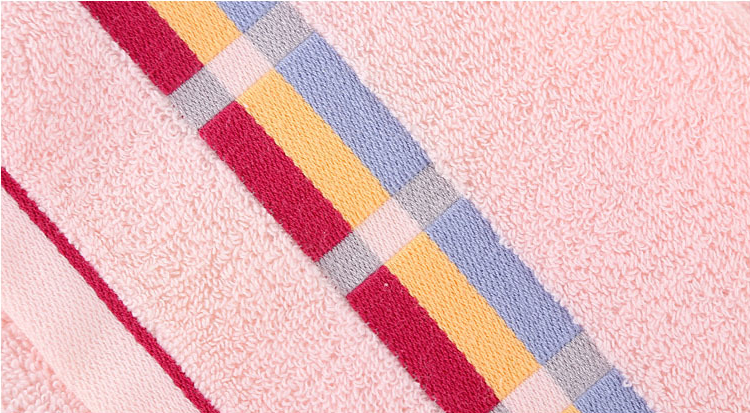 Sanjun colorful intermittent towels, pure cotton towels, advertising gifts, home thickened face towels, wedding return gifts, customized wholesale detail image 7