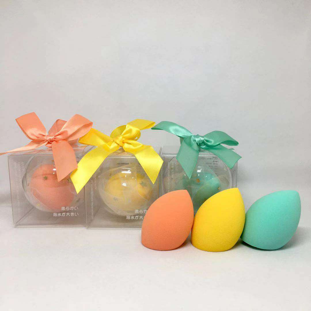 Individual beauty eggs in a box