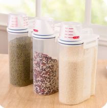 Transparent sealed container household cereal storage box tea nuts moisture-proof storage container