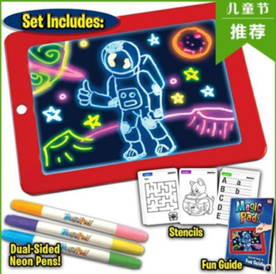 Children's intelligence Shining, three-dimensional brain development toy, multi-functional doodle drawing board, Smart Benefit Drawing board detail image 1