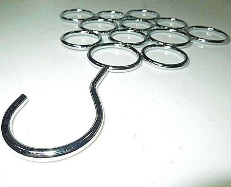 Multi-layer scarf stand FYS03 iron plating chromium can be customized to various styles and specifications