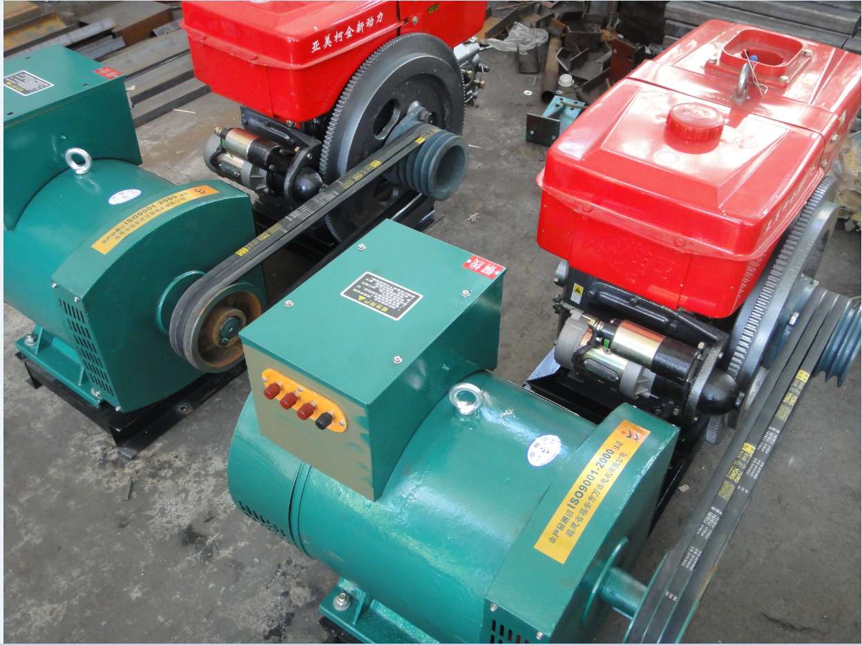 同步发电机实物图