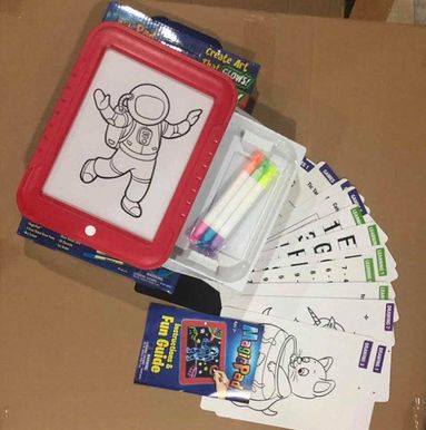 Children's intelligence Shining, three-dimensional brain development toy, multi-functional doodle drawing board, Smart Benefit Drawing board details Picture