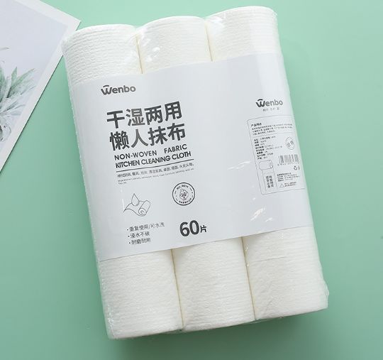 Kitchen absorbent rag Wet and dry towel Non-woven washable non-oil reusable dish cloth