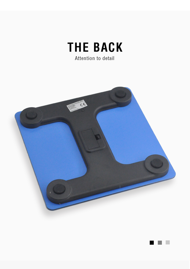 [FF1976-A16993] Tempered glass household body scale, high-precision weight scale with color patterns, electronic body scale detail image 4