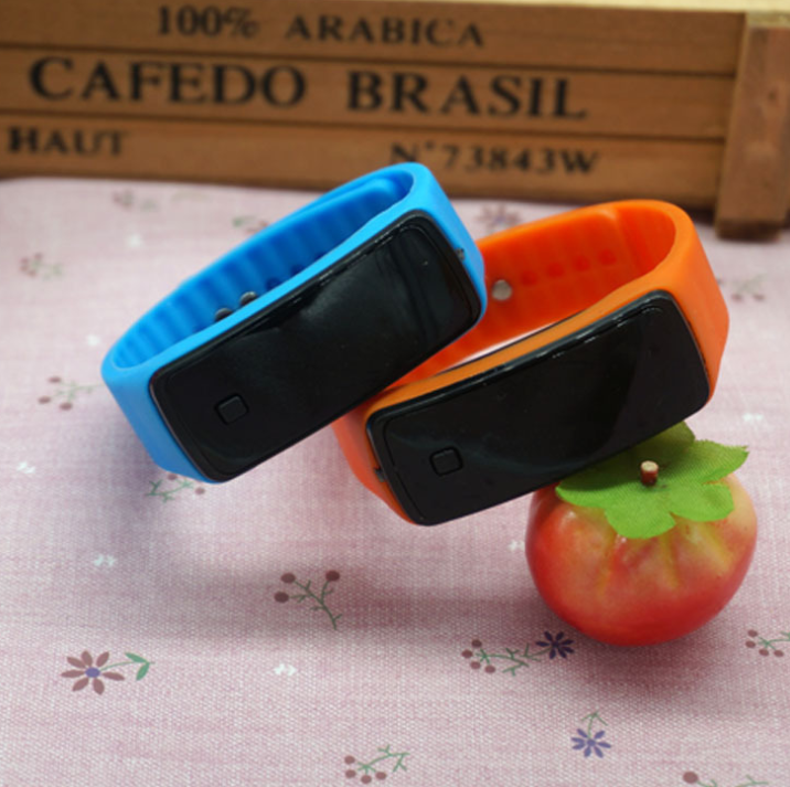 时尚运动墨镜led手表男女学生二代手环led硅胶手表详情图2