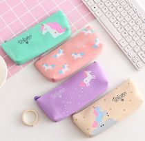 Girl soft girl unicorn pen bag Student pencil box storage bag small fresh pencil bag Female only for foreign trade export only for foreign trade export only for foreign trade export only for foreign trade export