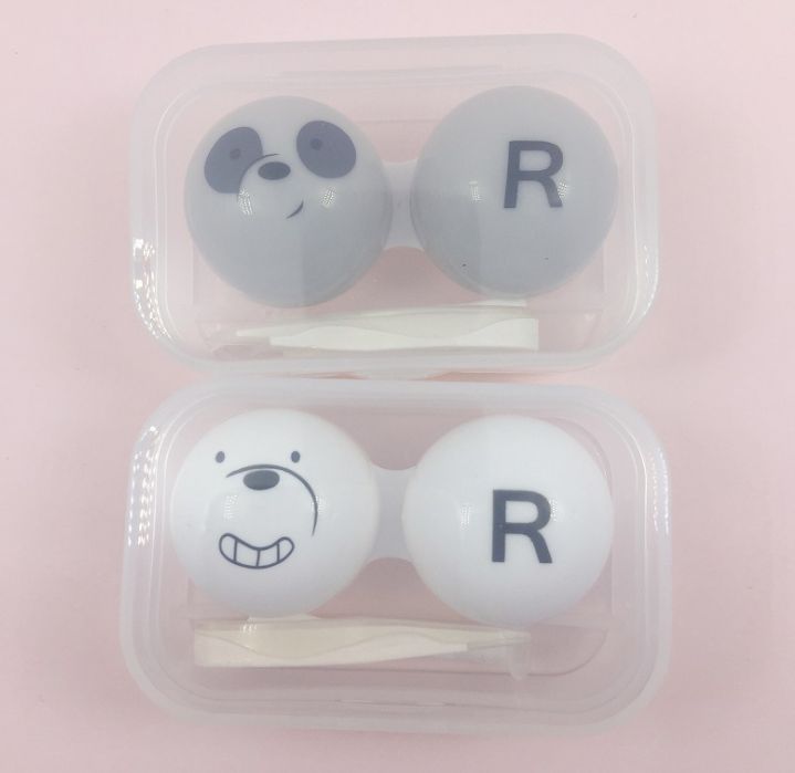 Cartoon color contact box, simple contact lens box, pp box, care box, companion box, double box, one-piece clip. Only for foreign trade and export. Only for foreign trade and export Application Scenario