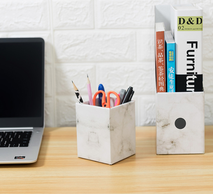 Creative desktop office supplies storage, organization and storage pen holders, student stationery multi-functional colorful square pen holders, only for foreign trade, only for foreign trade, only for foreign trade detail image 4