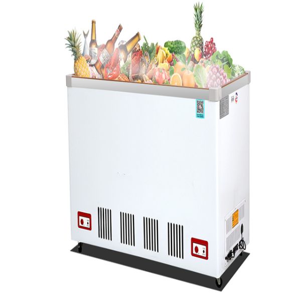 BC/BD-108/GF-1050 Commercial freezer Freezer Single-door horizontal freezer Household top door refrigerator Mung bean paste special cabinet full figure