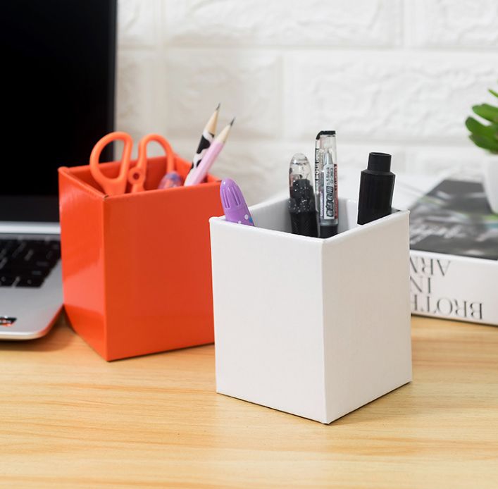 Creative desktop office supplies storage, organization and storage pen holders, student stationery multi-functional colorful square pen holders, only for foreign trade, only for foreign trade, only for foreign trade details Picture