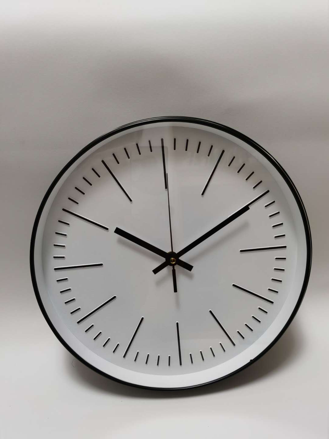 25cm北欧创意钟表简约现代立体数字时钟静音客厅卧室挂表装饰钟表时尚挂钟详情图3