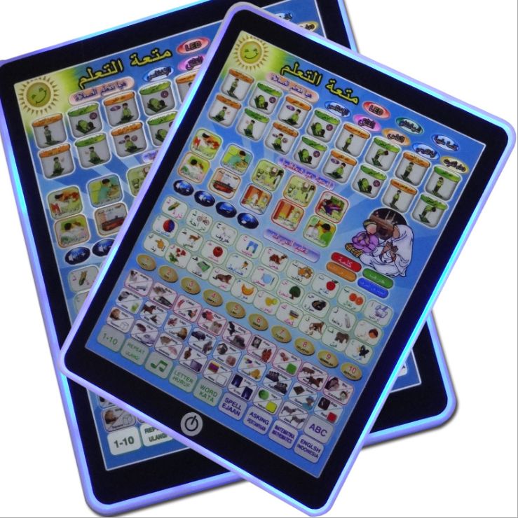 儿童点读书智力开发玩具早教机外贸发声书 触摸智能平板学习机产品图