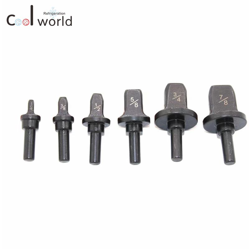 6pcs Imperial Pipe flare Support for Air Conditioner Conditioning Swaging Tool 7/8 3/4 5/8 1/2 3/8 1/4 Inch thumbnail