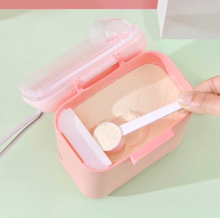 手提奶粉盒便携外出婴儿大容量奶粉储存罐宝宝装奶粉密封盒奶粉格详情图3
