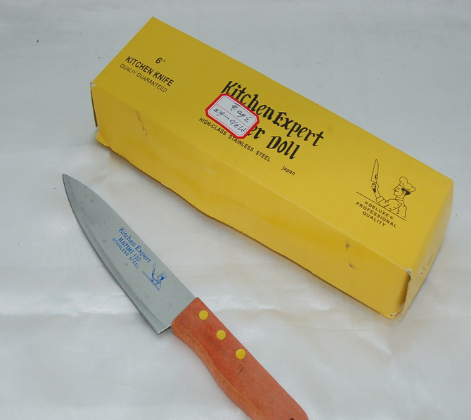 不锈钢厨具 厂家直销 厨房用品 M310-6不锈钢木柄水果刀 切肉刀详情图1