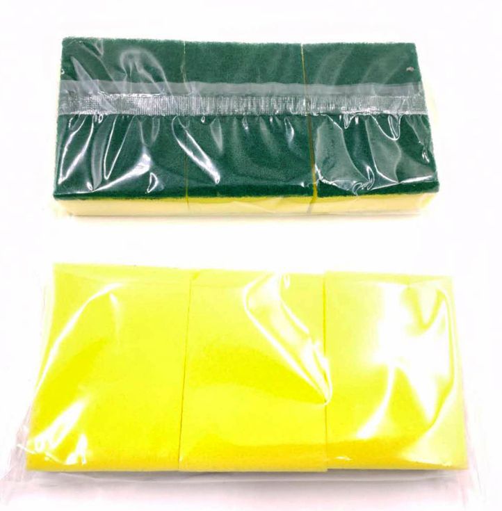 Sponge cleaning, high-density dishwashing sponge, household cleaning, kitchen dishwashing cloth, scouring pad, sponge block supplies Application Scenario