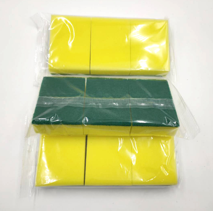 Sponge cleaning, high-density dishwashing sponge, household cleaning, kitchen dishwashing cloth, scouring pad, sponge block supplies detail image 1