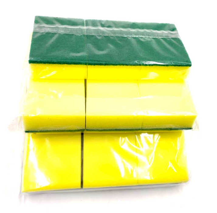 Sponge cleaning, high-density dishwashing sponge, household cleaning, kitchen dishwashing cloth, scouring pad, sponge block supplies detail image 2