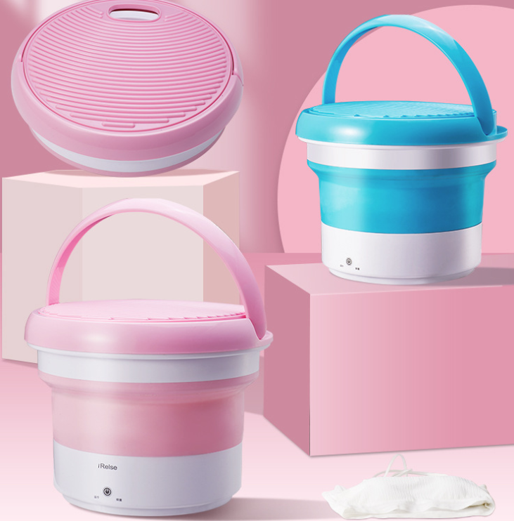 Folding washing machine, portable ultrasonic cleaner, underwear and socks wonder, small and mini laundry machine detail image 4