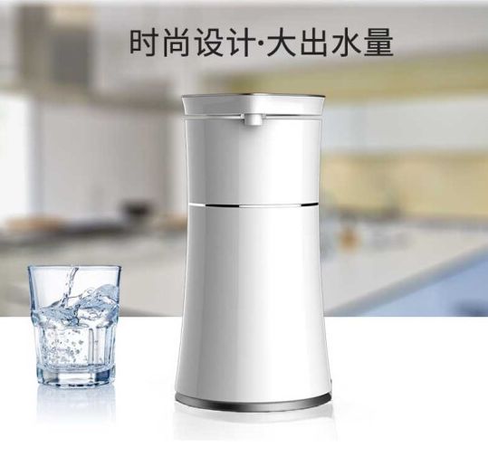 Desktop portable household smart water purifier, countertop no installation required, direct drinking and purification integrated machine, small appliance, 4.5L large capacity single-cylinder water machine, four-stage filtration, white