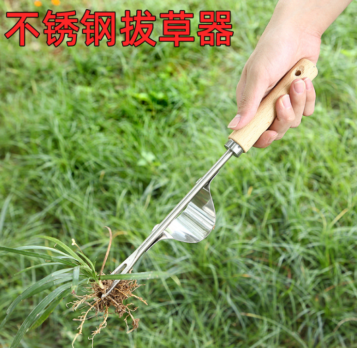 家用拔草挖草野菜神器松土起根器移苗起苗器铲子手动除草园艺工具详情图4