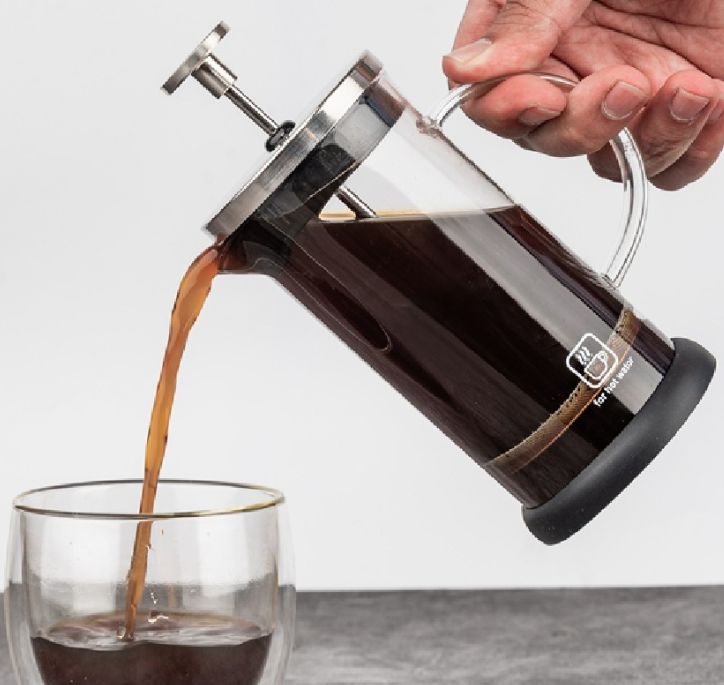 New French press glass coffee maker Home French press filter tea maker Brewing tea pot coffee maker