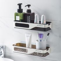 Bathroom storage shelf Perforation-free bathroom bathroom bathroom bathroom bathroom toiletries wall hanging daily use storage shelf
