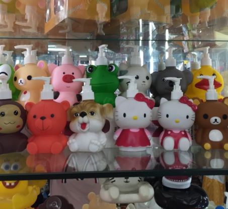 Daily necessities cartoon bottles, hand sanitizer bottles, shampoo bottles, bath bottles, best-selling cartoon bottles Specification image